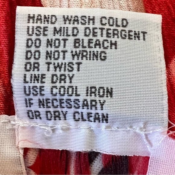 Vintage 90s R&K Originals Women’s 10 Floral Maxi Dress Gauze Stretch Fits 6 8 S - Picture 14 of 14